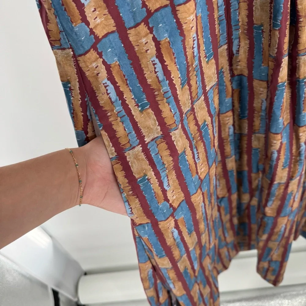 NEW! BROOKE WRIGHT Henrietta Caftan in Golden Rod Size‎ Small